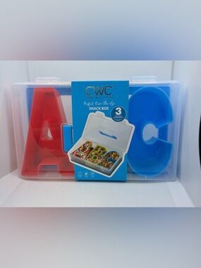 CWC ABC On-The-Go Snack Box 3 Compartments
